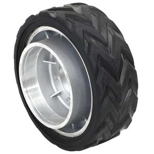 vidaXL Резервно колело за количка &Oslash;19,5x10 см алуминий и гума