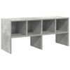 vidaXL Стелаж за обувки, стифиращи, бетонно сив, 89,5x30x40 см