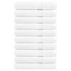 vidaXL Премиум кърпи SOLUND 10 бр бели 100x200 см 600 gsm