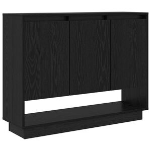 vidaXL Служебен шкаф Черния дъб 97 x 29 x 75 см Инженерно дърво