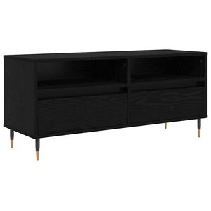 vidaXL ТВ шкаф с чекмедже Черния дъб 100 x 34,5 x 44,5 см