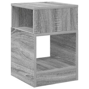 vidaXL Крайна масичка Сив Сонома 30,5 x 30 x 45 см Инженерна дървесина