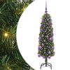 vidaXL С изкуствено коледно дърво с 150 LED светодиода Зелен 120 cm