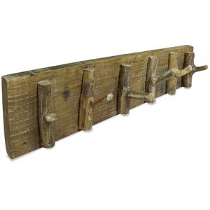 vidaXL Закачалка за палта, смесена рециклирана дървесина, 60x15 см
