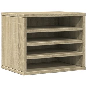 vidaXL Органайзер за бюро, сонома дъб, 36x26x29,5 см, инженерно дърво