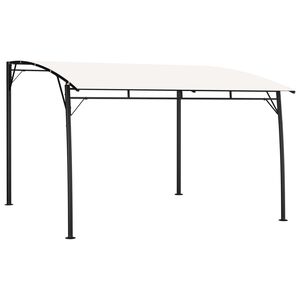 vidaXL Градинска тента сенник, 3x3x2,55 м, кремава