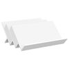 vidaXL Етажерка за списания Бяло 65 x 53 x 28,5 см Инженерна дървесина