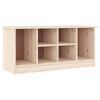vidaXL Пейка за обувки ALTA, 100x35x45 см, бор масив