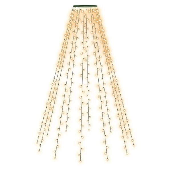 vidaXL Коледни лампички мрежа със 180 LED 180 см