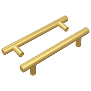 vidaXL Дръжка за шкаф 2 бр. Златист 150 mm Неръждаема стомана