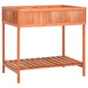 vidaXL Градинска повдигната леха, 80x60x80 см, чам масив