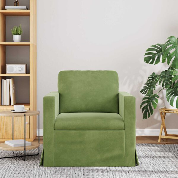 vidaXL Диван Светло зелено