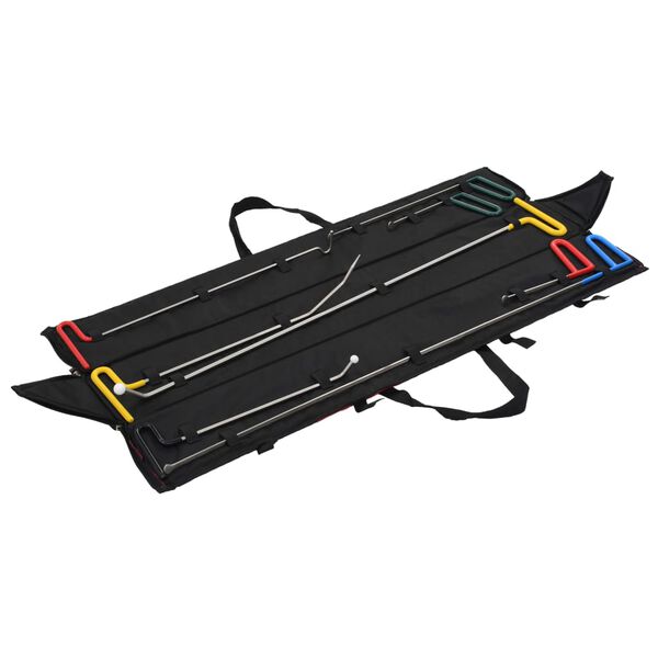 vidaXL Комплект за вдлъбнатини без боя, 8 части, неръждаема стомана