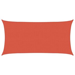 vidaXL Платно-сенник, 160 г/м&sup2;, теракота, 2,5x5 м, HDPE