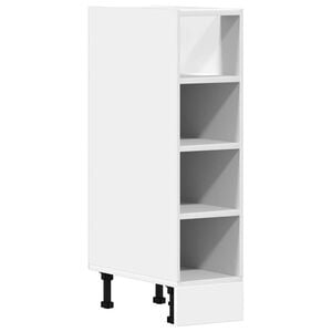 vidaXL Долен шкаф "Рига", бял, 20x44,5x81,5 см, инженерно дърво