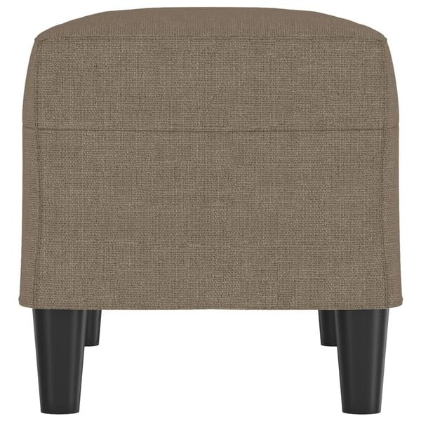 vidaXL Пейка, Таупе, 70x35x41 см, плат