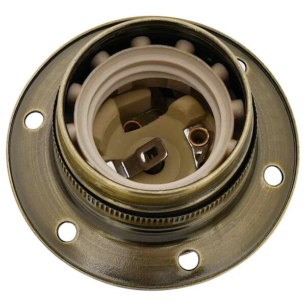 vidaXL Лампи 2 бр. бронз E27