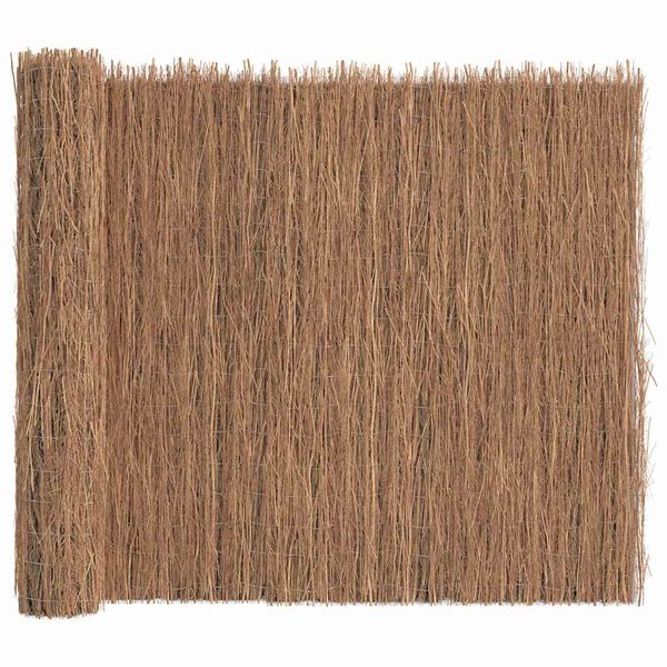 vidaXL Ограда от клони Кафяво 400 x 180 см Бреза