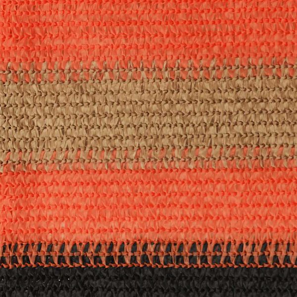 vidaXL Балконски параван, многоцветен, 90x500 см, HDPE