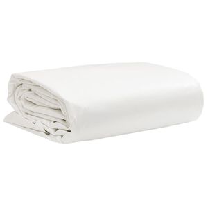 vidaXL Брезент бял 2x3 м 650 г/м&sup2;