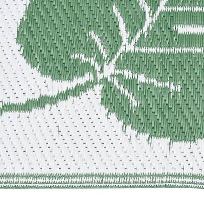 vidaXL Килим за открито, зелен, 120x180 см, PP