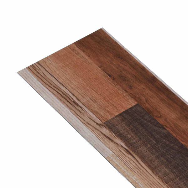 vidaXL Дъски за под 18 pcs Многоцветен 2,51 м&sup2; ПВЦ