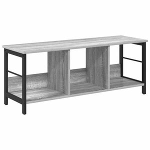 vidaXL Рафт за книги 3 нива 102 x 32 x 40,5 см Инженерна дървесина