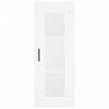 vidaXL Висок шкаф, бял, 34,5x34x180 см, инженерно дърво