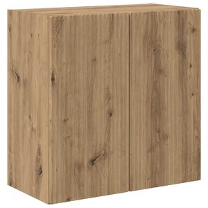 vidaXL TV стенен шкаф 59,5 x 31 x 60 см Дъб Инженерна дървесина