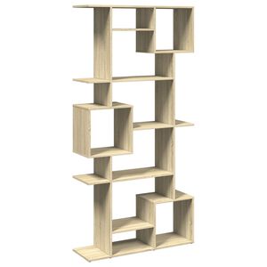 vidaXL Библиотека, дъб сонома, 92x29x188 см, инженерно дърво