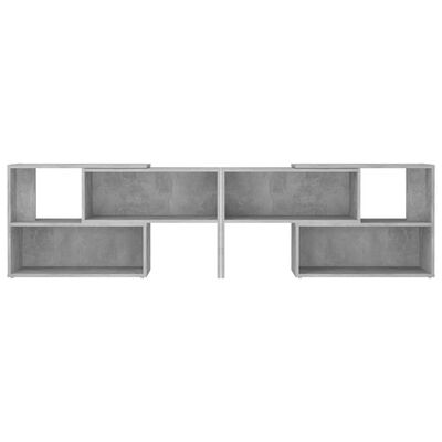 vidaXL ТВ шкаф, бетонно сив, 149x30x52 см, ПДЧ