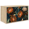 vidaXL Стенен телевизионен шкаф LOCHEM 69 x 33 x 40 см Дъб сонома