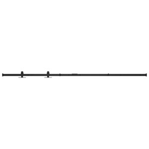 vidaXL Комплект за мини плъзгаща врата за шкаф, стомана, 183 см