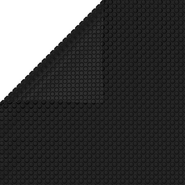 vidaXL Покривало за басейн, черно, 260x160 см, PE