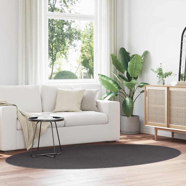 vidaXL Килим HUARTE Антрацит 230 x 160 см 100% полиестер