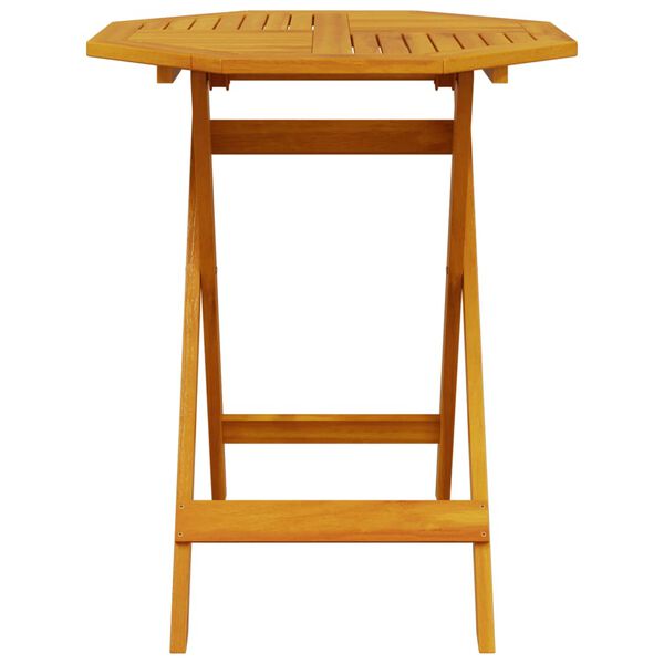 vidaXL Сгъваем бистро комплект от 3 части, акация масив