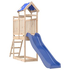vidaXL Комбинирано детско съоръжение за игра на открито, бор масив