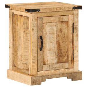 vidaXL Нощно шкафче, 40x35x50 см, масивна мангова дървесина