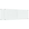 vidaXL Кухненски гръб 2 бр. Прозрачен 110 x 40 cm закалено стъкло
