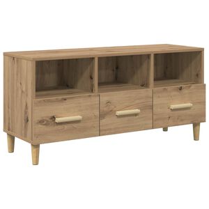 vidaXL ТВ шкаф с чекмедже Дъб Артизан 102 x 36 x 50 см Инженерно дърво