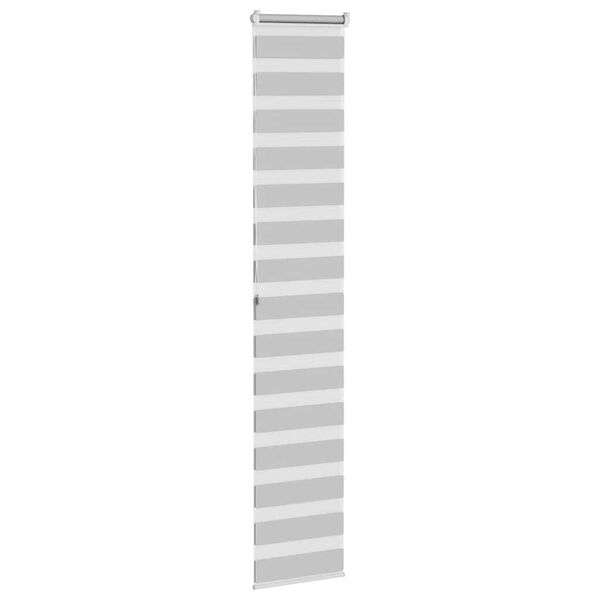 vidaXL Зеброва щора 45x200 см Ширина на плата 40,9 см Полиестер