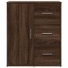 vidaXL Сайдборд, кафяв дъб, 60x31x70 см, инженерно дърво