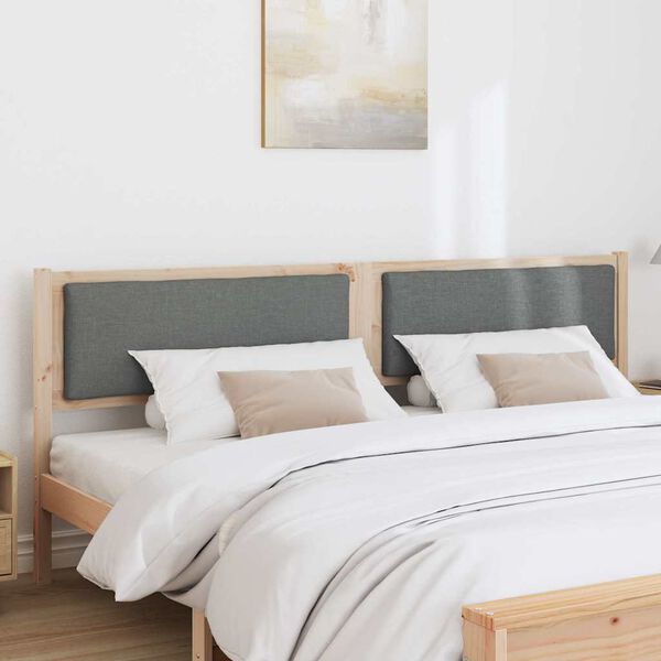 vidaXL Облегалка за глава Друг Кафяво 180 cm Борово дърво масив