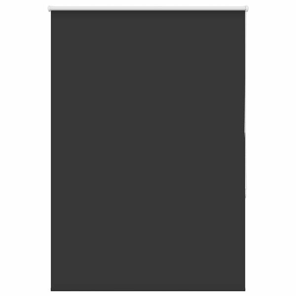 vidaXL Ролетна щора Blackout черна 100x130 см ширина на тъканта 95,7см