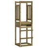 vidaXL Кула за игра 53x46,5x169 см импрегнирана борова дървесина