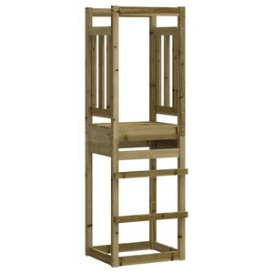 vidaXL Кула за игра 53x46,5x169 см импрегнирана борова дървесина