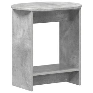 vidaXL Странична маса Бетонно сиво 50 x 39,5 x 55 см