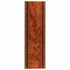 vidaXL Килим с пътека FLORNES Тъкан Оранжево 67 см x 150 см ПП 7 mm