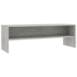 vidaXL ТВ шкаф, бетонно сив, 120x40x40 см, инженерно дърво