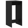 vidaXL Бар маса Черния дъб 51 x 50 x 103,5 см Инженерно дърво